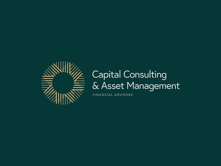 capital consulting and asset management logo on a dark green background with the words capital consulting and asset management