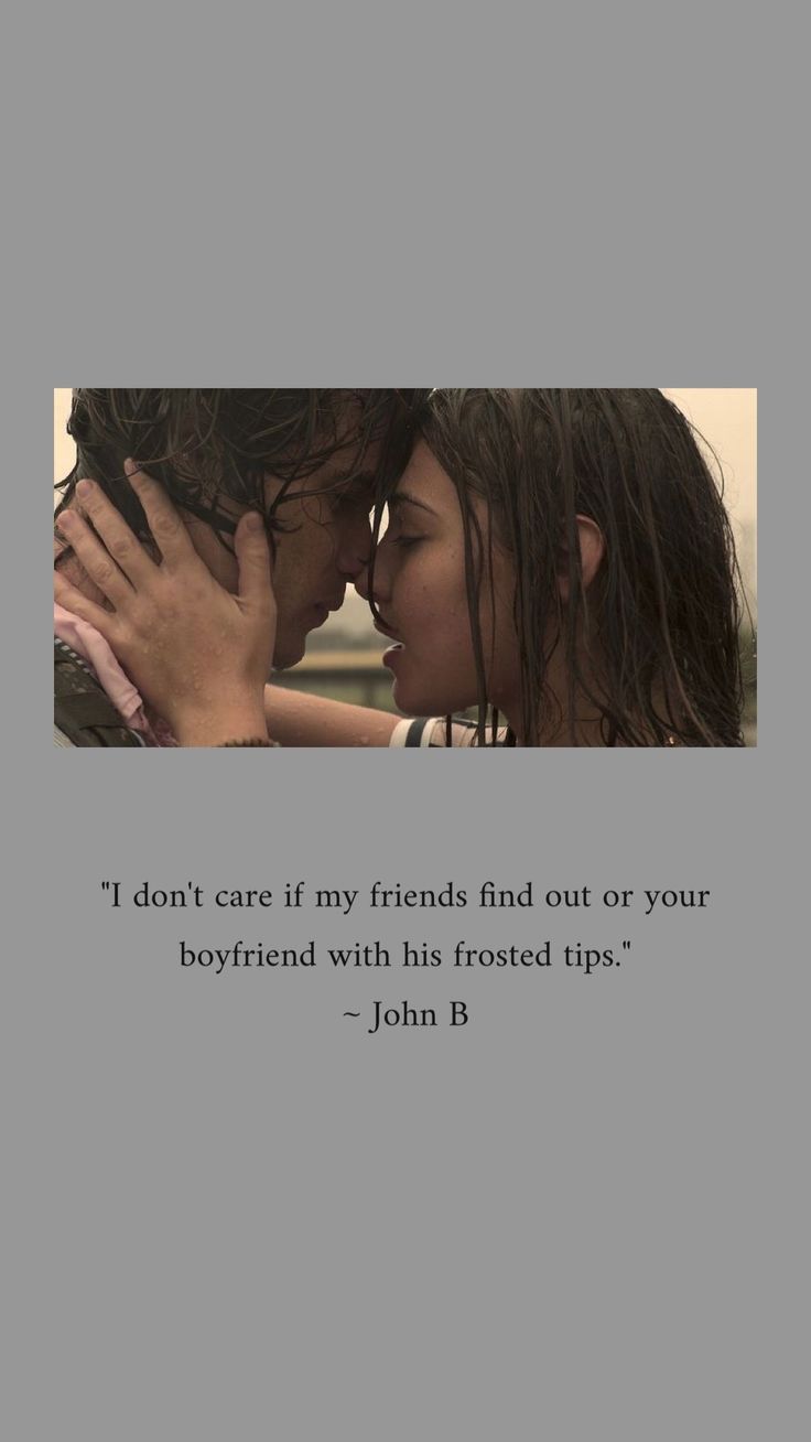 two people kissing each other in front of a quote from john b shaw about friends