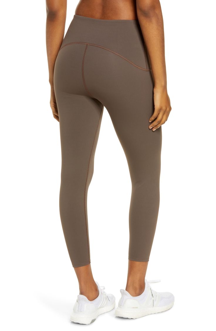 Look like you hit the gym before you even head out the door in sweat-wicking leggings that smooth all over with Slim-X compression fabric. To make them even more flattering, the double-layer, dig-free waistband is contoured to create the illusion of a perkier rear. Style Name:Spanx Booty Boost Active 7/8 Leggings. Style Number: 5795543. Leggings Style, Hit The Gym, Swimming Activities, Compression Fabric, Hidden Pocket, Active Women, Moisture Wicking Fabric, The Door, Double Layer