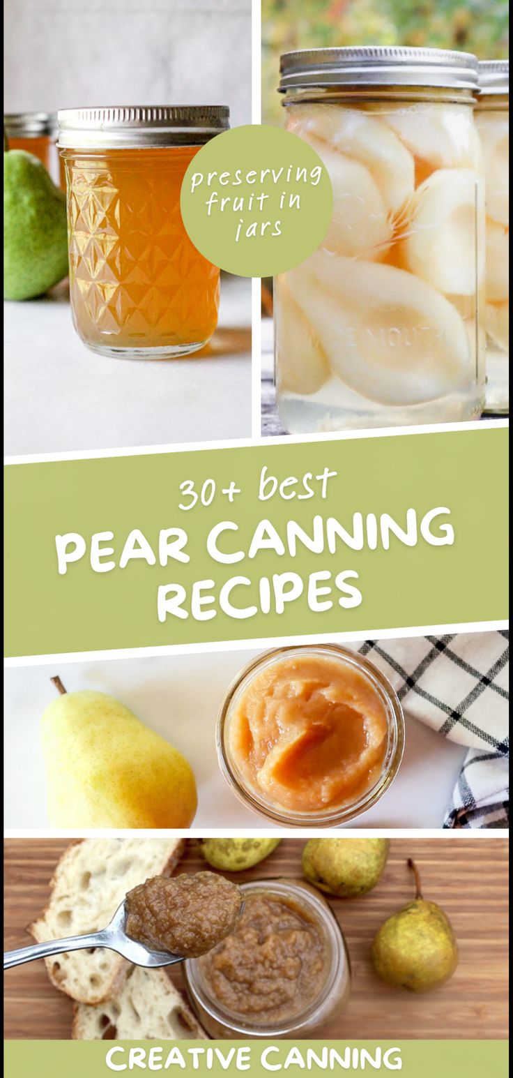 the best pear canning recipes and how to use them