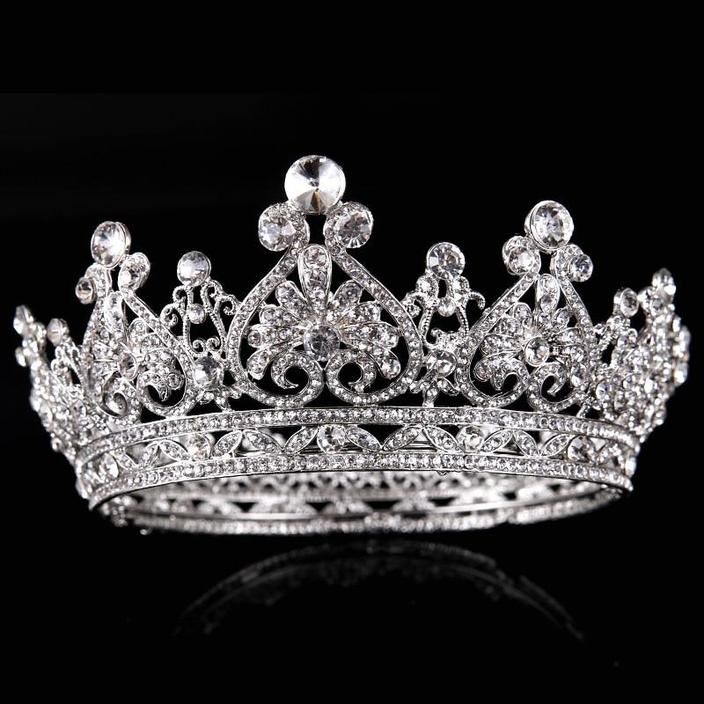 a tiara is shown on a black background