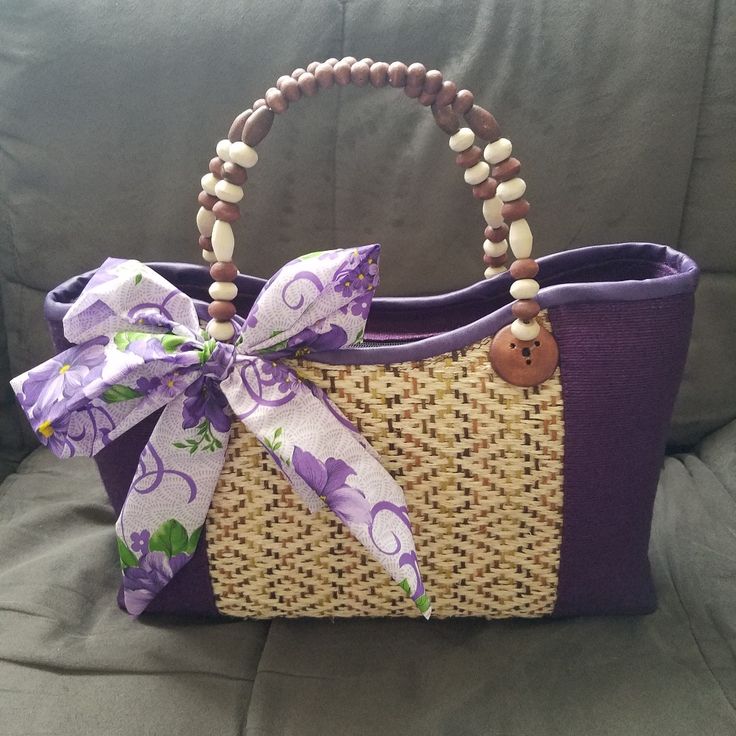 Nwot. This Purple Bag Is New, Never Worn. Zippered With Cute Designs From The Body, The Handle, Most Especially The Bow! Great For Summer! Purple Bag, Large Bags, Cute Designs, Straw Bag, Straw, Handbags, Purple, Women Shopping, Color