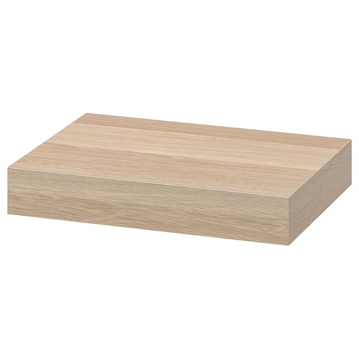 a wooden cutting board on a white background