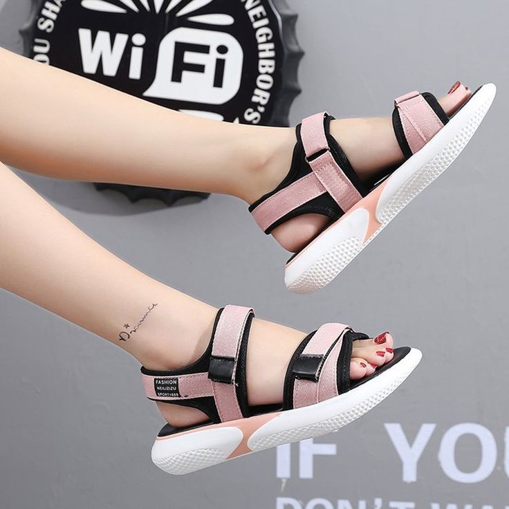 Street Toy – Ultra Seller Female Sandals, Summer Wedges, Rhinestone Flats, Chunky Sandals, Summer Sports, Makeup Bags Travel, Sandals For Women, Comfortable Sandals, Beach Sandals