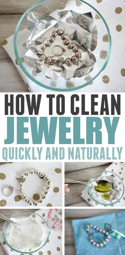 how to clean jewelry quickly and naturally with the help of this easy diy project