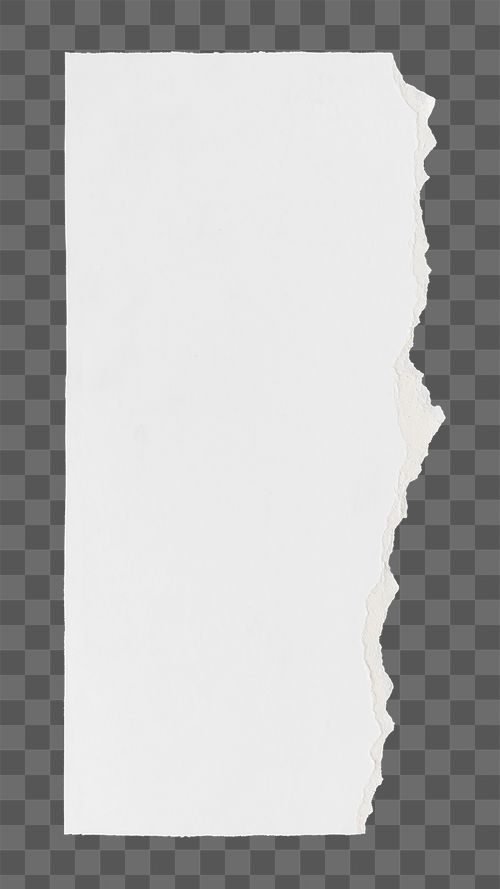 torn piece of paper on a checkered background with clipping area for text or image