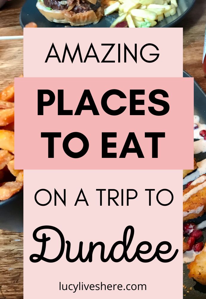 some plates with food on them and the words amazing places to eat on a trip to dungeee