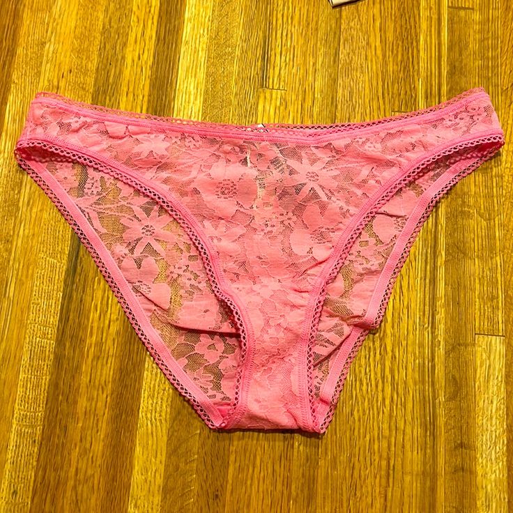 Victoria’s Secret Large Pink Panties Victoria Secret Body, Victoria's Secret Pink, Secret Pink, Women's Intimates, Victoria’s Secret, Black Lace, Hot Pink, Victoria's Secret, Pink