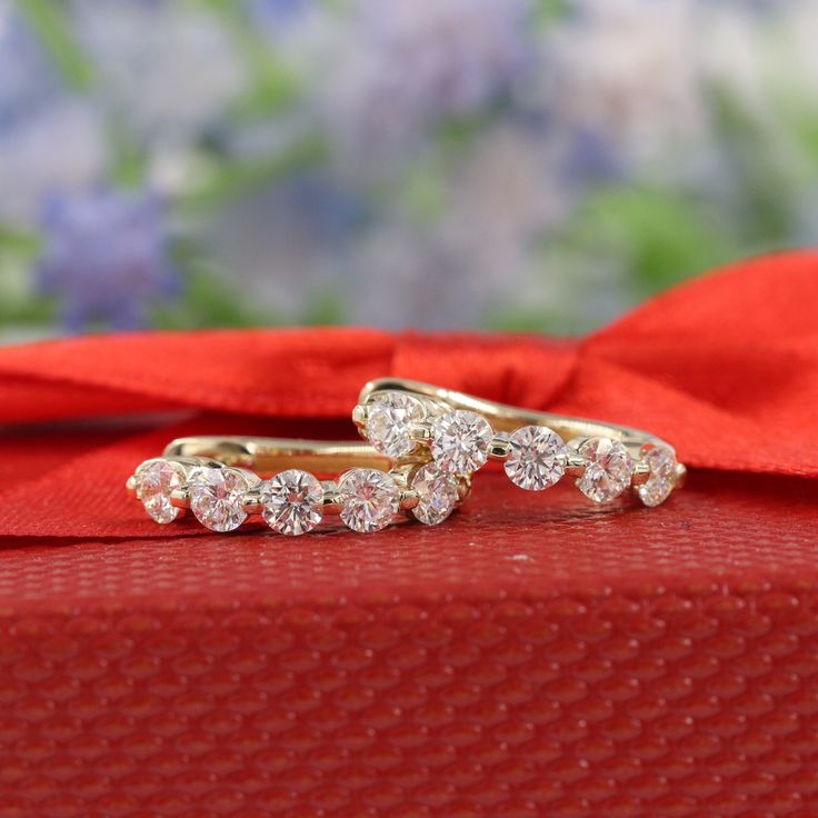 A lovely pair of earrings fit for your occasion. Our handmade authentic natural white diamond Ring will attract everyone's attention. We only use natural white diamonds from fair trade mines and use high quality diamonds. The eye-catching glitter in this piece is absolutely breathtaking!We celebrate with you together whether it's an engagement or wedding or anniversary! _____________________FEATURES+ Made to Order, All Handmade Jewelry+ Metal type: Solid 14K Gold ( Yellow gold, Rose gold, White Dazzling Yellow Gold Hoop Earrings With Prong Setting, 14k Gold Diamond White Hoop Earrings With Brilliant Cut, Huggie Diamond Earrings For Anniversary, Yellow Gold Hoop Earrings With Brilliant Cut For Anniversary, 14k Gold Brilliant Cut Diamond White Hoop Earrings, Gift Diamond White Hoop Earrings With Prong Setting, Hoop Diamond Earrings With Halo Design For Gifts, Diamond White Hoop Earrings With Prong Setting As Gift, 14k Gold Diamond White Hoop Earrings