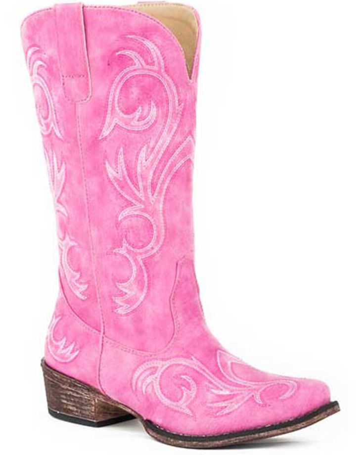 Fashion Profile, Pink Cowboy Boots, Boots Mid Calf, Elegant Boots, Barbie Inspired, Mens Boots Casual, Pink Cowgirl, Country Boots, Western Boots Women