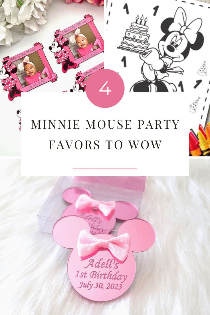 Brighten your little one's Minnie Mouse bash with favors they'll adore! 🎀 From dazzling straws to adorable goodies these top 4 picks guarantee smiles and giggles aplenty! 🌟 Minnie Mouse Party Favors, Minnie Mouse Party Favor, Minnie Mouse Party, Top 4, Minnie Mouse, Party Favors, Party Favours