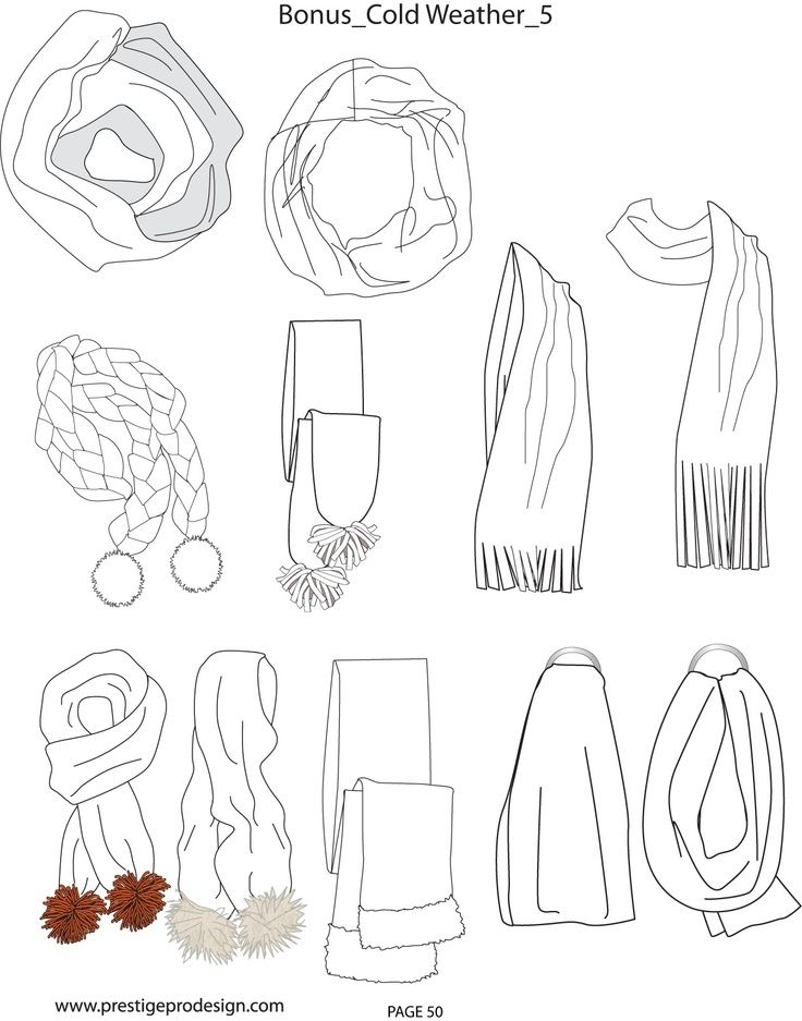 . Textile Moodboard, Accessories Sketches, Accessories Sketch, Scarf Drawing, Accessories Design Sketch, Fashion Sketch Template, Croquis Fashion, Flat Drawings, Adobe Tutorials