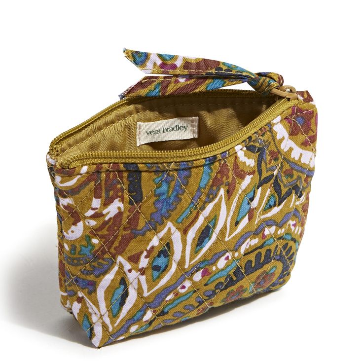 Discover the ultimate in style and organization with our Essential Zip-Top Pouch. Elevate your accessory game and enjoy the perfect blend of fashion and functionality, making every day a bit more organized and a lot more stylish. Outlet Exclusive Zip closure. Dimensions: 4. 25" w x 3. 5" h x 1. 0" d Vera Bradley Outlet Essential Zip-Top Pouch Bag in Buta Spray Fashion Umbrella, Work Backpack, Weekend Travel Bags, Medium Backpack, More Organized, Belt Purse, Toiletry Bag Travel, Small Backpack, Carry On Luggage