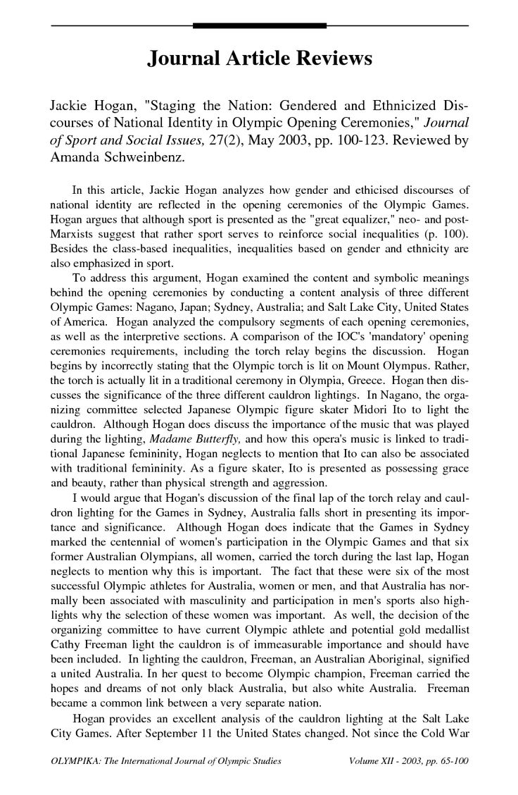 an article from the journal journal, with text in black and white on top of it