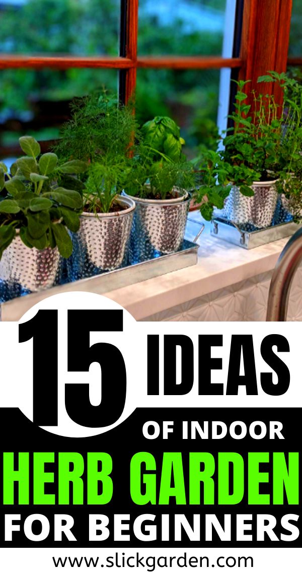 several potted plants on a window sill with the words 8 hacks for indoor herb garden