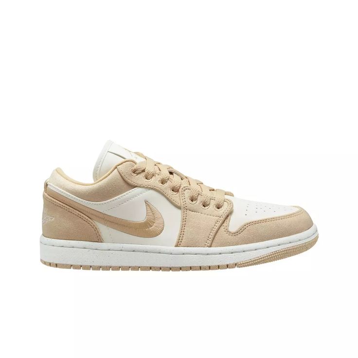 Jordan 1 Low SE "Team Gold/Sail" Women\'s Shoe View 1 Modern Beige Low-top Sneakers, Beige Low-top Custom Sneakers With Speckled Midsole, Modern Cream Sneakers With Laces, Custom Low-top Sneakers With Textured Sole In Beige, Custom Beige Low-top Sneakers With Textured Sole, Beige Custom Sneakers With Contrast Sole, Beige Low-top Custom Sneakers With Textured Sole, Modern Cream Sneakers With Gum Sole, Beige Low-top Custom Sneakers With Contrast Sole