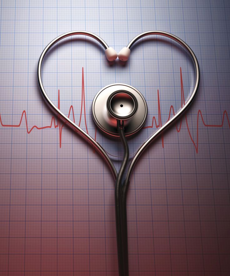 a stethoscope in the shape of a heart