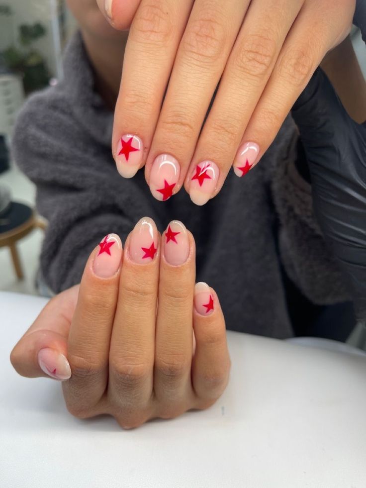 Nails For Spain, Realistic Nails, Star Nail Designs, Classy Acrylic, Simple Gel Nails, Summery Nails, Casual Nails, Euro Summer, Cute Gel Nails