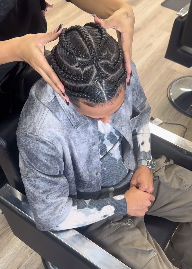 Box Braids Male, Cornrow Styles For Men, Haircut Gray Hair, Cornrow Braid Styles, Cornrow Hairstyles For Men, Braids For Boys, New Short Hairstyles, Hair Twist Styles, Mens Braids Hairstyles