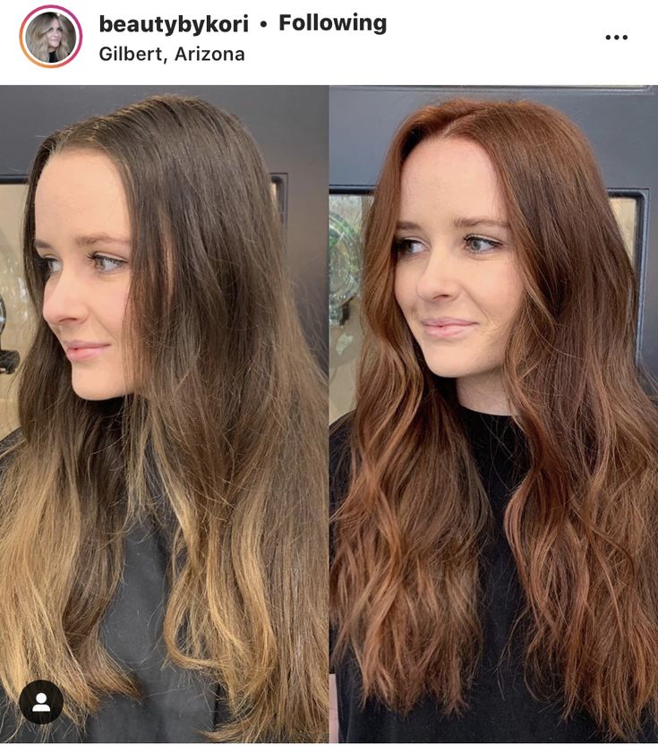 Auburn Hair For Neutral Skin Tone, Light Brown To Auburn Hair, Red In Light Brown Hair, Light Brown Hair To Red, Light Auburn Brunette Hair, Red Brown Hair Pale Skin, Red Hair With Cool Skin Tone, Copper Semi Permanent Hair Color, Red Hair Neutral Skin