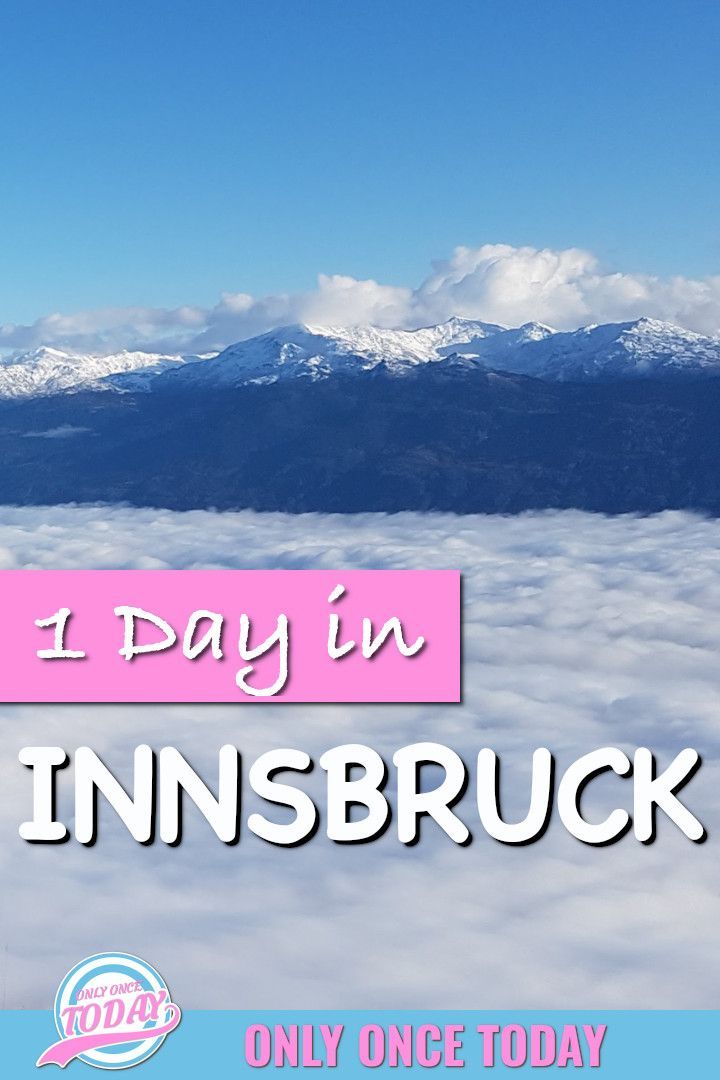 the words i day in innsbruck are above clouds