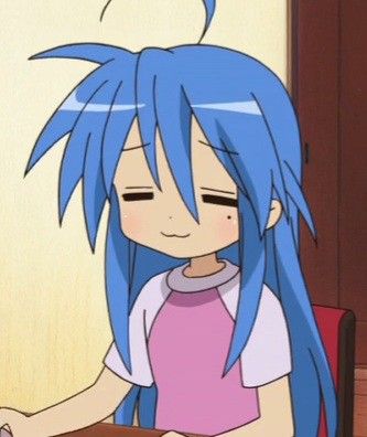 Konata Izumi Icon, Izumi Konata, Konata Izumi, Icon Pfp, Blue