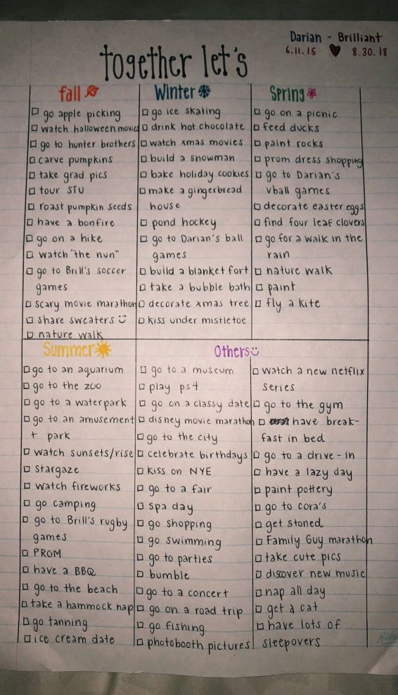 This shit cheesy af bucketlist bucket list bullet journal 365 Jar, Cute Date Ideas, What To Do When Bored, Fun Sleepover Ideas, Together Lets, Summer Fun List, Vie Motivation, Things To Do When Bored