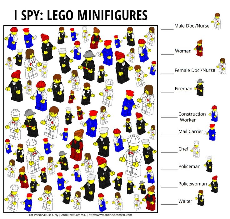 the lego minifigurs are all different colors and sizes