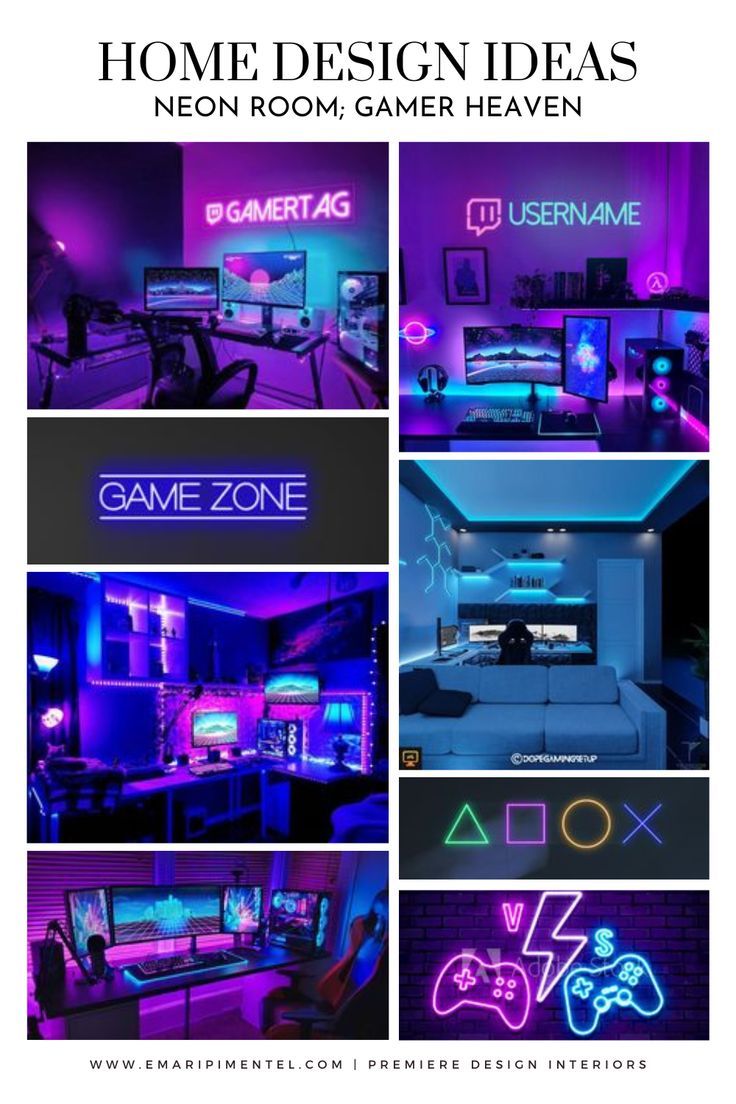 Gaming Room Inspiration Moodboard Gaming Room Inspiration, Square Building, Gamer Bedroom, Red Video, Inspiration Moodboard, Cebu Philippines, Neon Room, Construction Firm, Gaming Room Setup