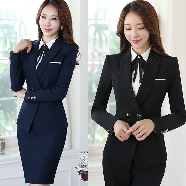 Spring Women's Fashion 5 Pics Sets Business Dress Coat+vest+shirt+ Skirt+pants | eBay Air Hostess Uniform, Suits Formal, Work Wear Office, Formal Women, Business Suits, Office Professional, Womens Suits Business, Career Fashion, Women Office