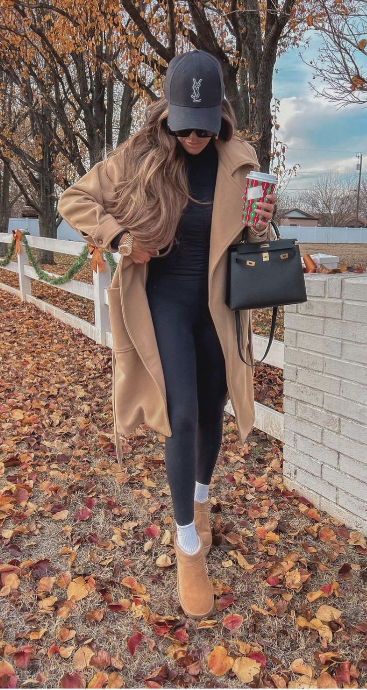 Brown Coat Outfit, Coat Outfit Casual, Nyc Winter Outfits, Winter Coat Outfits, Look Legging, Winter Outfits Warm, Winter Fashion Outfits Casual, Cold Outfits, Trendy Fall Outfits