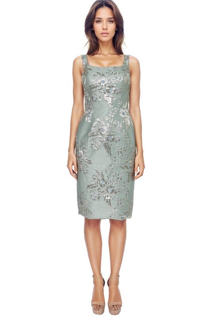 Textured Brocade Cocktail Pre Fall Collection, High Hips, Brocade Fabric, Real Women, Old Hollywood, Model Height, Knee Length, Cocktail Dress, Size 2