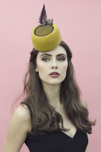 Luna Pillbox Hat by Maggie Mowbray #millinery #hatacademy Outrageous Fashion, Kinds Of Hats, Pheasant Feather, Vintage Closet, Pillbox Hat, Fancy Hats, Western Hats, Star Design, Belt Accessories