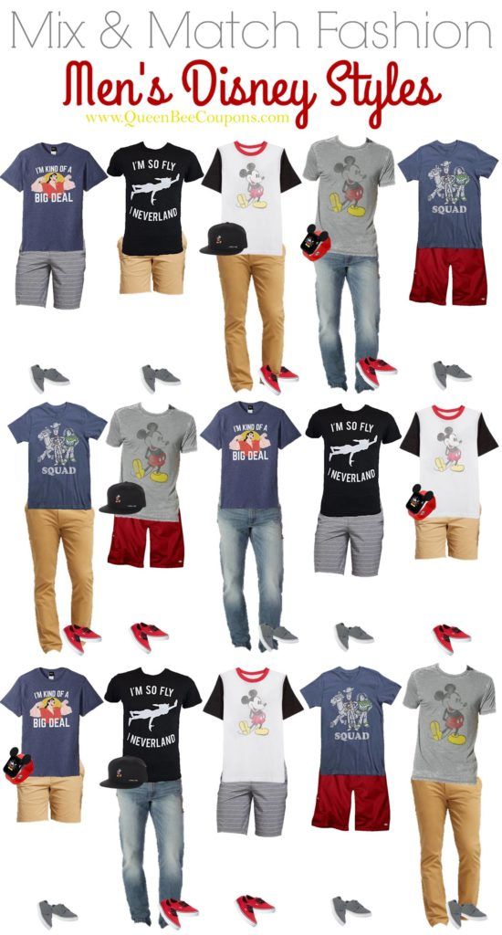 Disneyland Outfits For Men, Disney Outfit For Men, Disney World Mens Outfits, Mens Disney Outfit Ideas, Disney World Outfits Men, Disney Inspired Outfits For Men, Disney Outfits For Boys, Disneyland Outfits Men, Men’s Disney Outfit