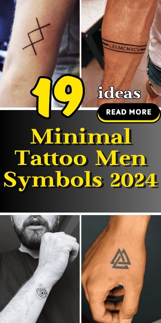 the top ten tattoos for men are shown in this collage with different styles and colors