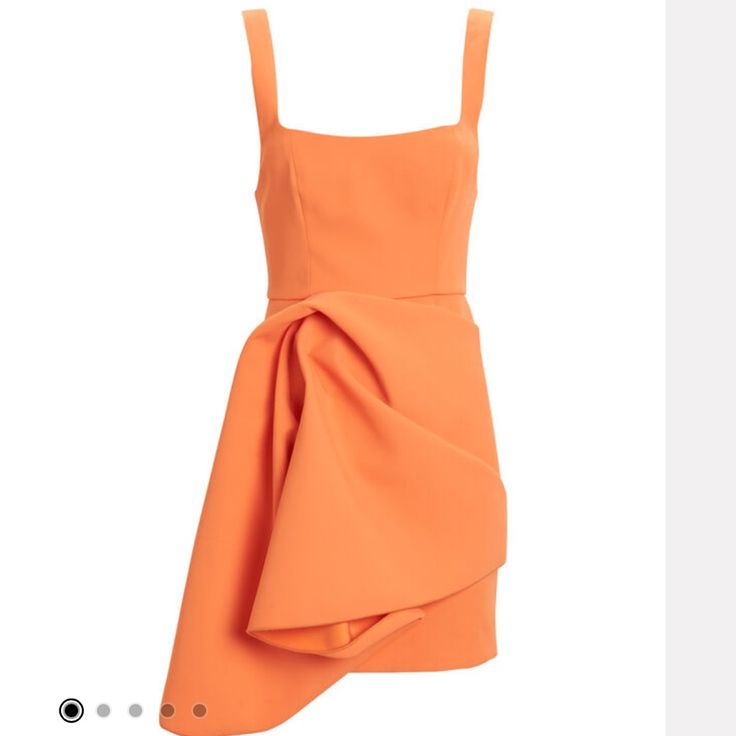 Brand: Acler (Purchased From Intermix) Condition: New With Tags Size: Australian 2 (Would Say It’s Smaller Than A Us 2) Color: Orange (Sherbet Or Papaya - Not Like A Parking Cone) Waistline Dress, Ruched Midi Skirt, Striped Crop Top, Vestido Casual, Orange Dress, Moda Operandi, Striped Dress, Color Orange, Pretty Dresses