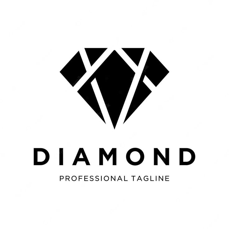 the logo for diamond professional tagline, which is designed to look like an abstract diamond