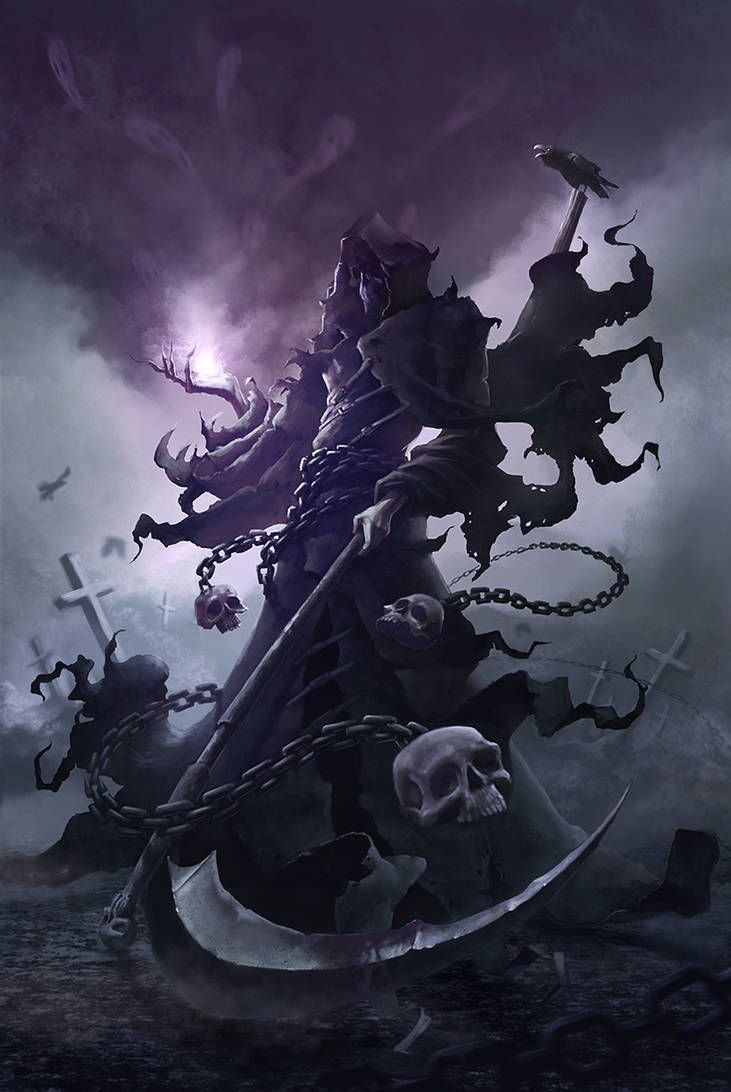 Anime Grim Reaper Guy, Necromancy Art, Anime Reaper, Fantasy Necromancer, Grim Reaper With Scythe, Reaper With Scythe, Castlevania Wallpaper, Reaper Art, Soul Reaper