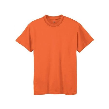 Hanes Boys' TAGLESS; Comfort Soft; Crewneck T-Shirt, Color: Orange, Size: XL --- PACK OF 2 (Boys) Pack of 2 Gender: male.  Age Group: kids. Basic Orange Crew Neck T-shirt, Casual Plain Orange Tops, Casual Orange Plain Tops, Basic Orange Short Sleeve Shirt, Orange Pre-shrunk Short Sleeve T-shirt, Casual Orange Cotton T-shirt, Orange Crew Neck T-shirt, Orange Crew Neck Casual T-shirt, Pre-shrunk Orange Crew Neck T-shirt