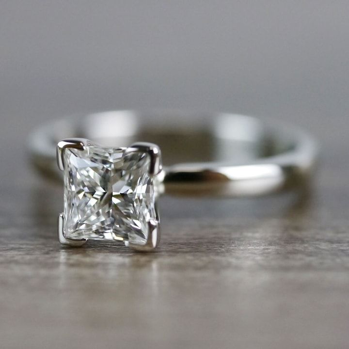 a close up view of a diamond ring