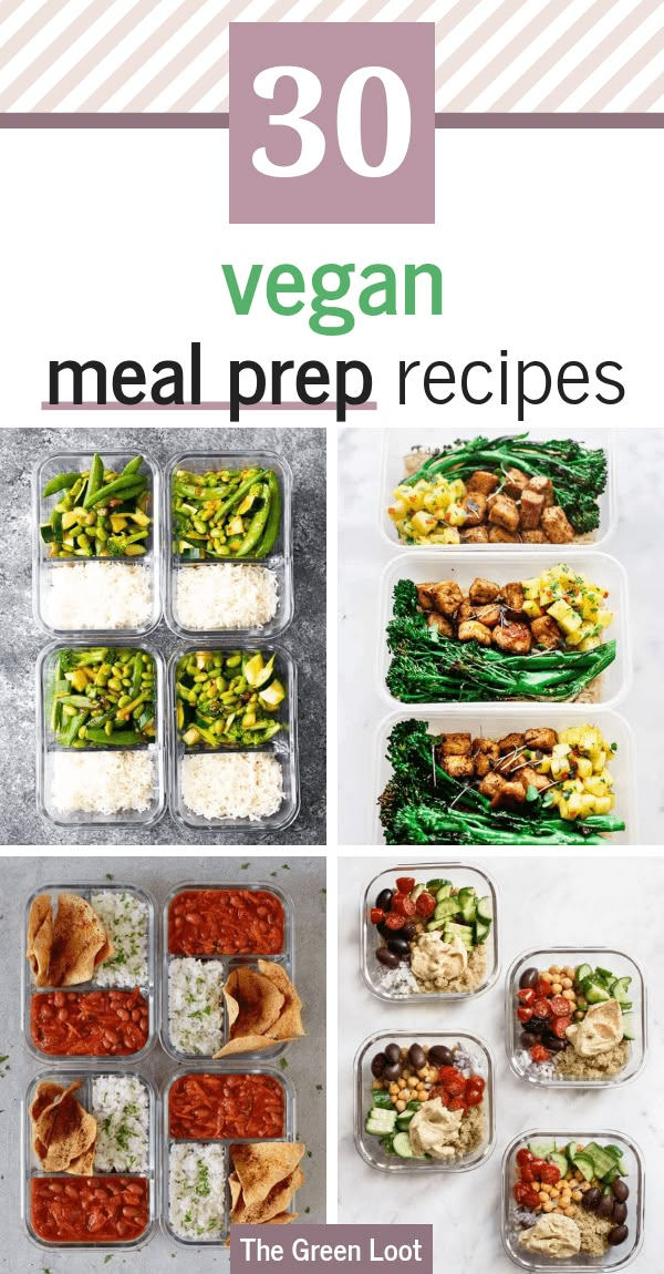 the meal prep guide for vegan meal prep