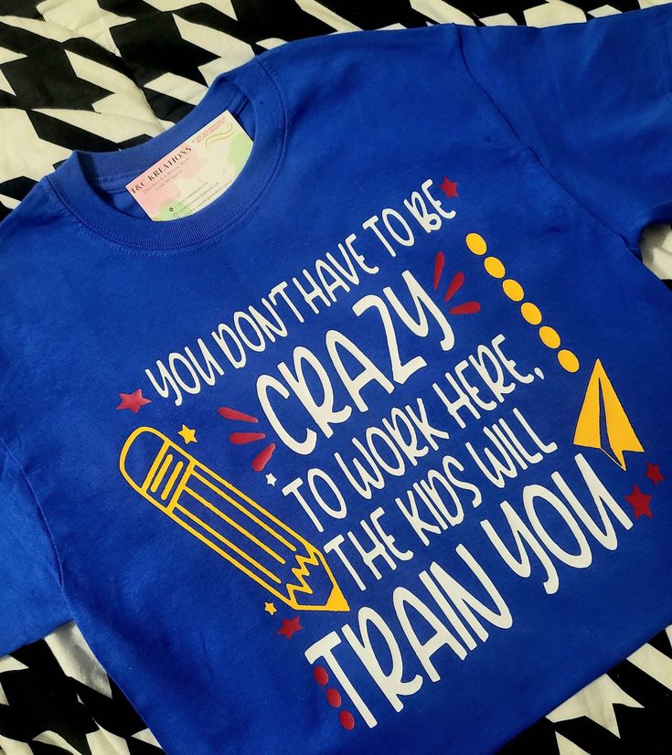 Funny Teacher shirt will make a great appreciation or end of year gift for your favorite teacher. Teacher Design Shirts, Blue Graphic Print Top For School Events, Blue Letter Print Shirt For School Events, School Spirit Top With Slogan For Teacher Appreciation, School Spirit Tops With Slogan For Teacher Appreciation, Cheap Slogan Shirt For Teacher Appreciation, Blue Cotton T-shirt For School Events, Blue Pre-shrunk T-shirt For School Events, Casual Blue T-shirt For School Events