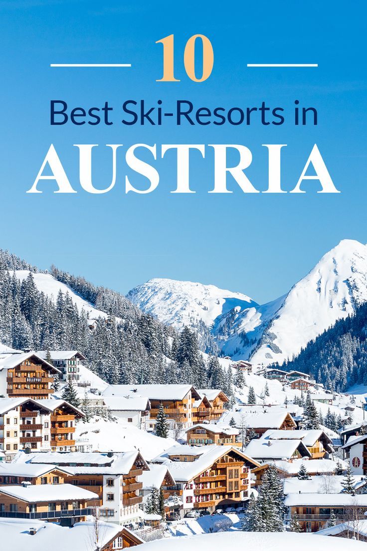 the top 10 ski resort in austria