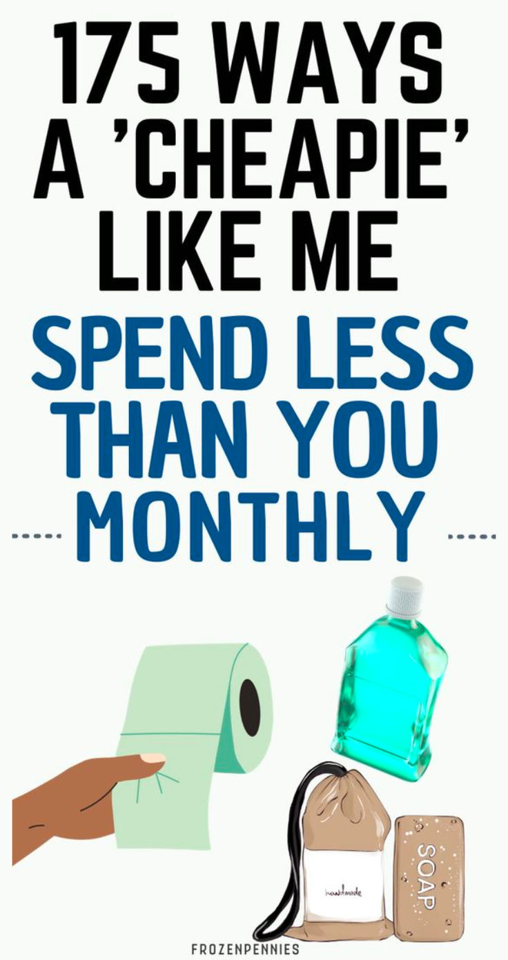 a poster with the words spend less than you've month on it, and an image of a hand holding a roll of toilet paper