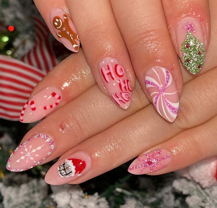 Christmas Gel Nails, Festival Nails, Xmas Nails, Minimalist Nails, Christmas Nail Designs, Christmas Nail, Dream Nails, Christmas Nail Art, Gorgeous Nails