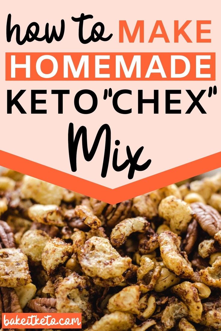 how to make homemade keto'chex mix