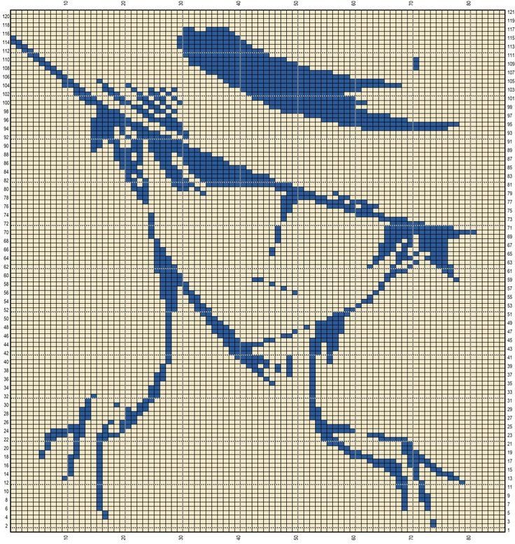 a cross stitch pattern with the image of a woman in a sailor's hat