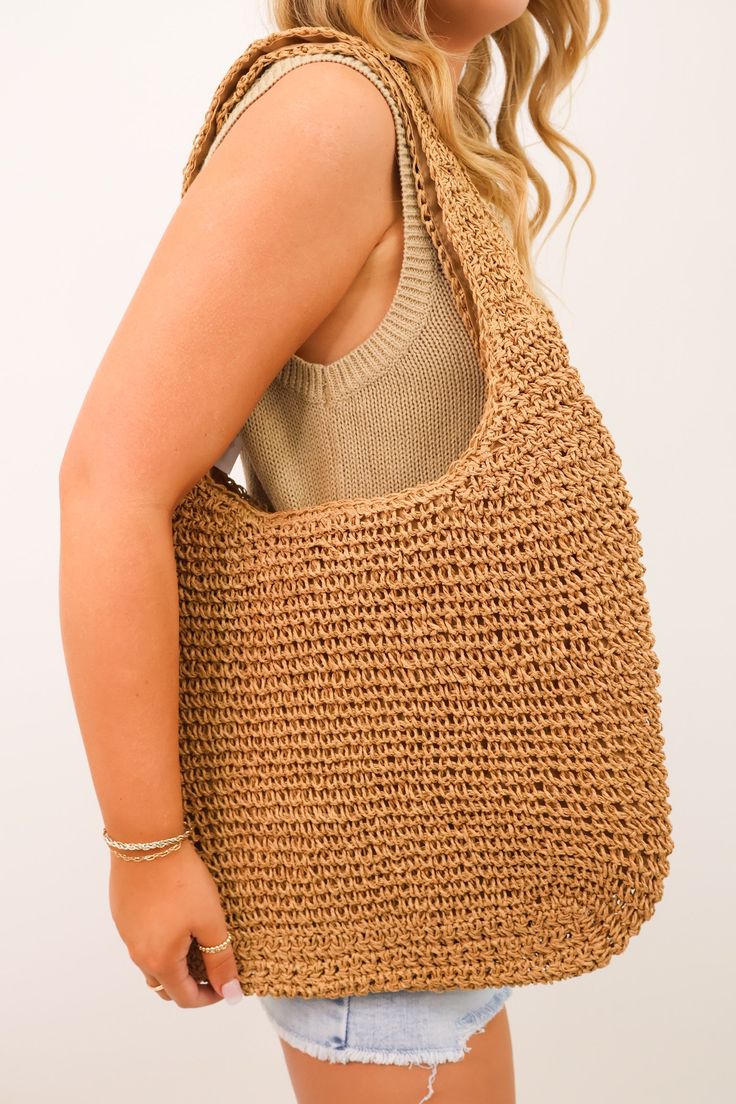 Effortlessly elevate your summer style with our Crochet Rattan Straw Hobo Bag! Handwoven from natural straw, this tote is easy to carry and perfect for your next getaway. Travel in style with our beautiful bag! Crochet rattan straw hobo bag Zippered closure Lined Travel In Style, Bag Crochet, Short Leggings, Affordable Clothes, Shop Swimwear, Beautiful Bags, Hobo Bag, Travel Style, Sales Gifts