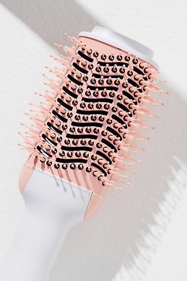 Designed to give you a salon blowout at home, this blow dryer brush features nylon bristles and 3 temperature settings with an LED indicator and ceramic titanium plates to protect your hair. * Nylon bristles * 3 temperature settings * LED indicator * Ceramic titanium plates * Equipped with an ION generator for faster drying * 10.1" L x 11.4" W x 4.1" H **How To Use:** * For faster results towel dry hair to remove excess water. * Separate hair into manageable sections. * Can be used for smooth bl Salon Blowout At Home, Blowout At Home, Blow Dryer Brush, Salon Blowout, Dryer Brush, Towel Dry Hair, Blow Dry Brush, Fast Results, Blow Dryer