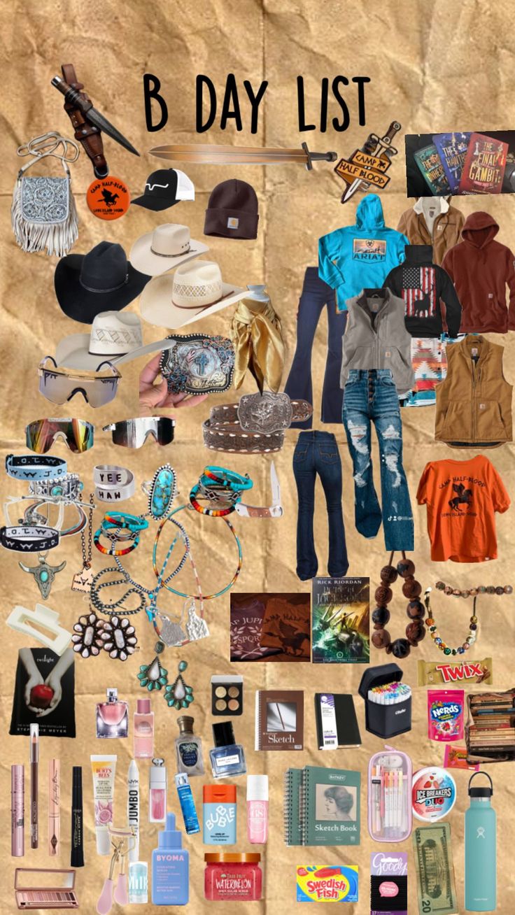 Teen Girl Birthday Gifts, Country Western Outfits, Western Girl Outfits, Wishlist Ideas, Country Girl Life, Casual Country Outfits, Cowgirl Look, Cowgirl Accessories